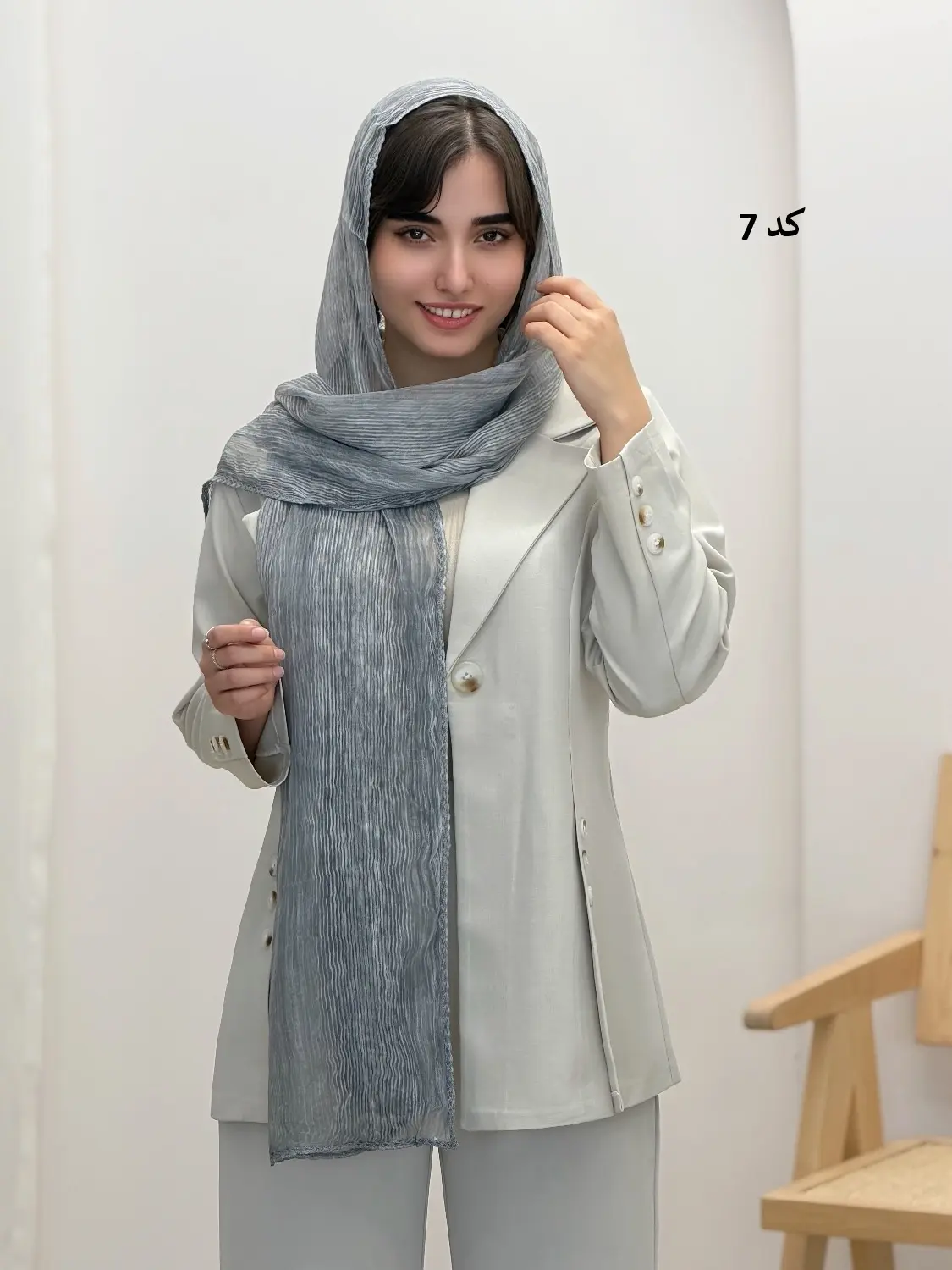 4477-شال ابریشم کیلا